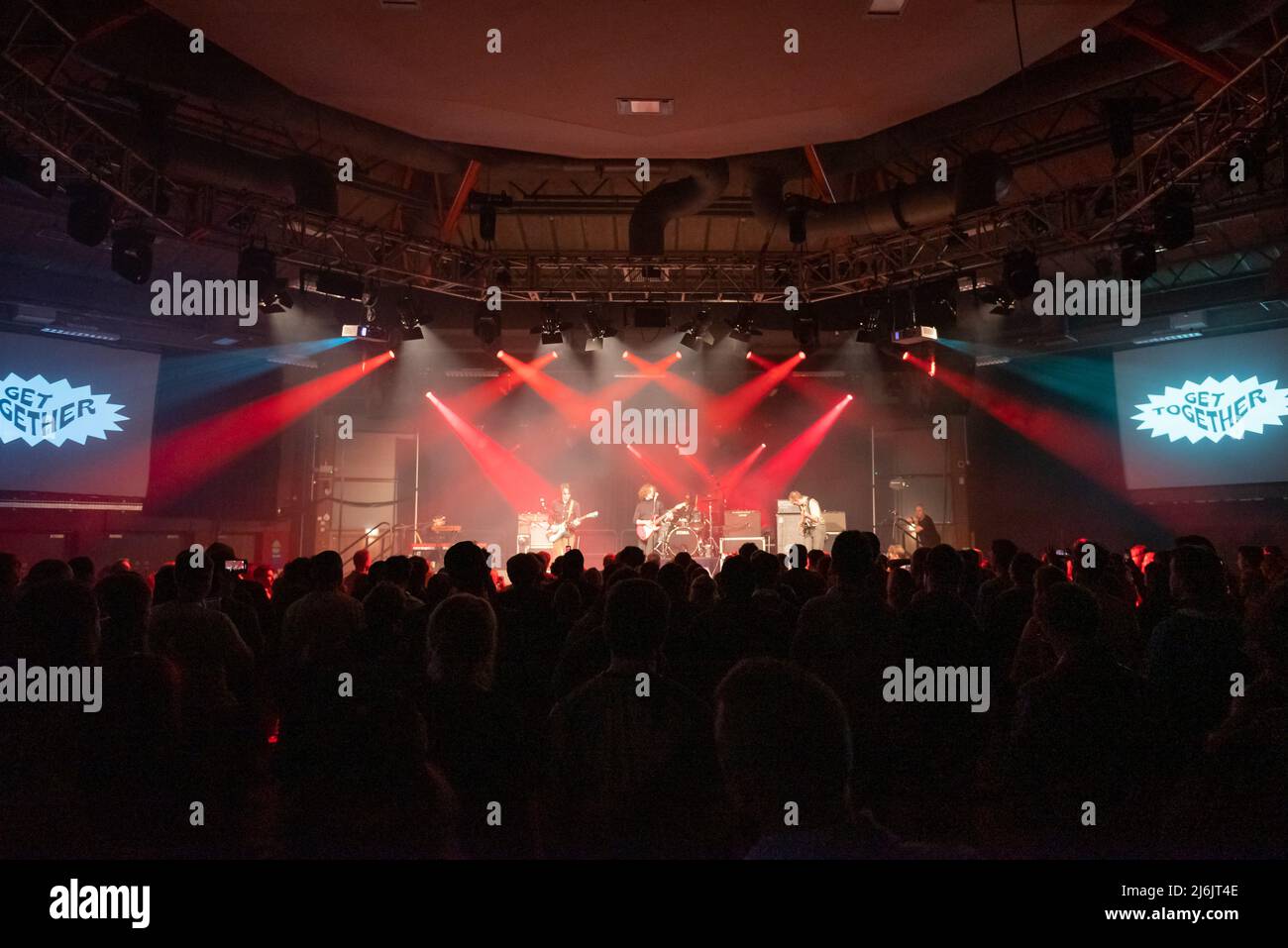 Sheffield, UK, 1st May, 2022. `the band The Blinders performs at the Octagan. Credit: Gary Stafford/Alamy Live News Stock Photo